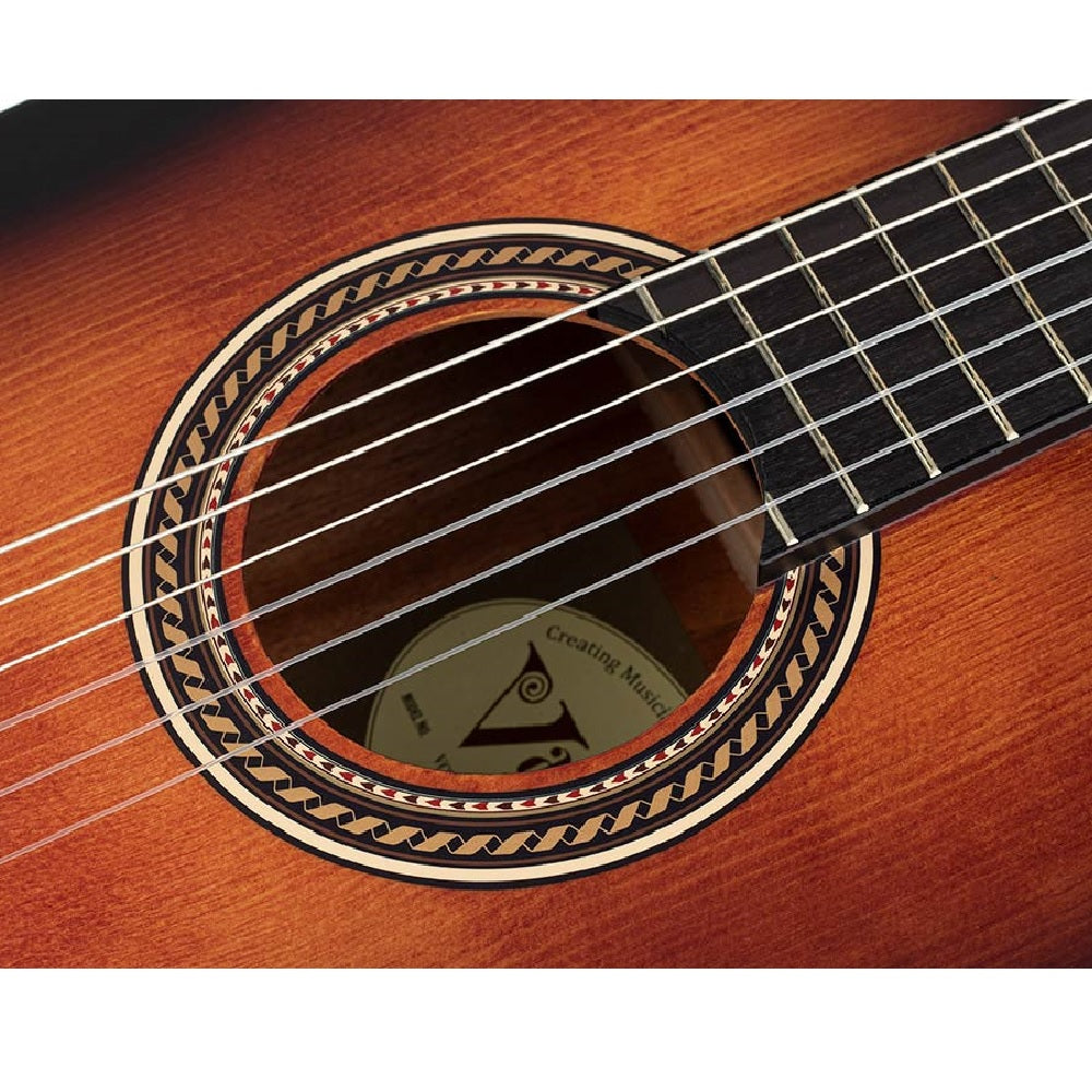 Valencia VC204CSB Klasszikus gitár 4/4, matt sunburst, Hangszer beállítással