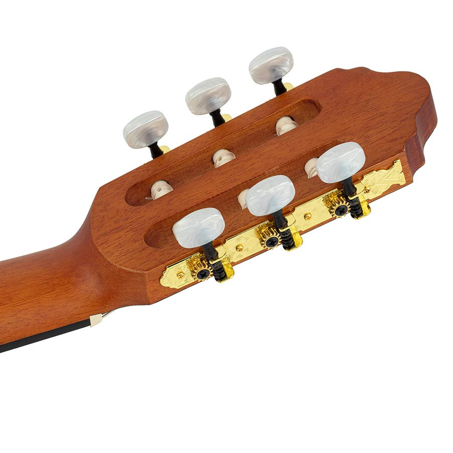 Valencia VC404HSB klasszikus gitár 4/4, Sitka lucfenyő és mahagóni, Historic Sunburst