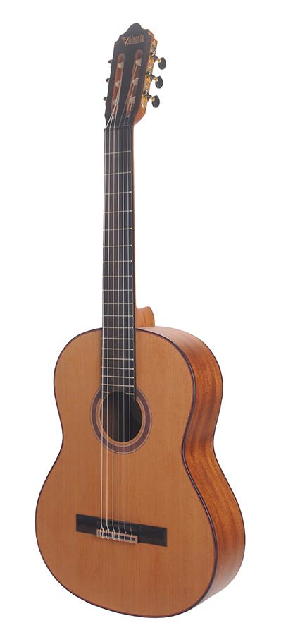 Valencia VC714 klasszikus gitár 4/4, tömör vörös cédrus fedlap, mahagóni test, natúr