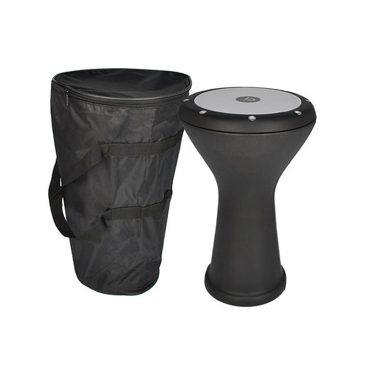 Vatan VDE3002 darbuka, öntött alumínium test, 22 cm, fekete