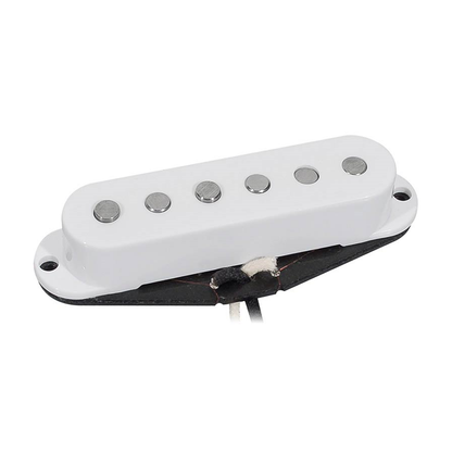 Boston VSC57MWH single coil elektromos gitár hangszedő, középső pozíció, Alnico 5, Fehér