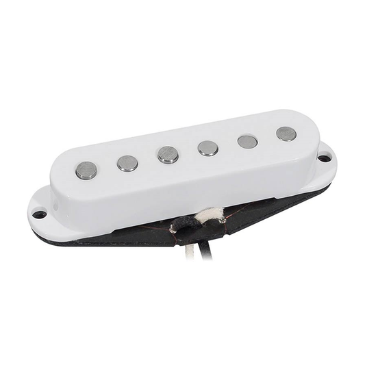 Boston VSC57MWH single coil elektromos gitár hangszedő, középső pozíció, Alnico 5, Fehér