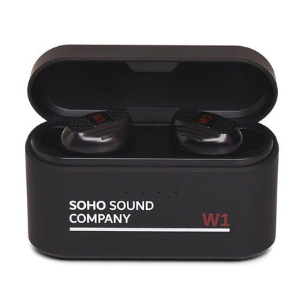 Soho W1BK vezeték nélküli fülhallgató Power Bank funkcióval, Fekete