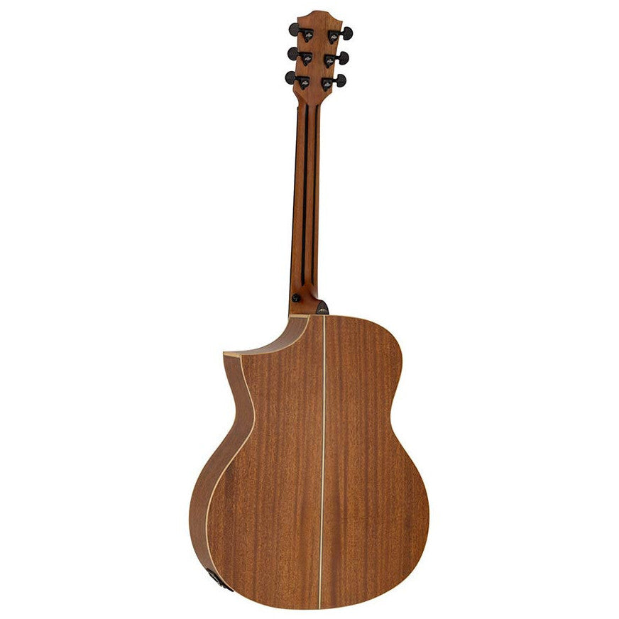 Bromo BAT4CE elektroakusztikus gitár, natúr, Grand Auditorium Cutaway Tahoma sorozat