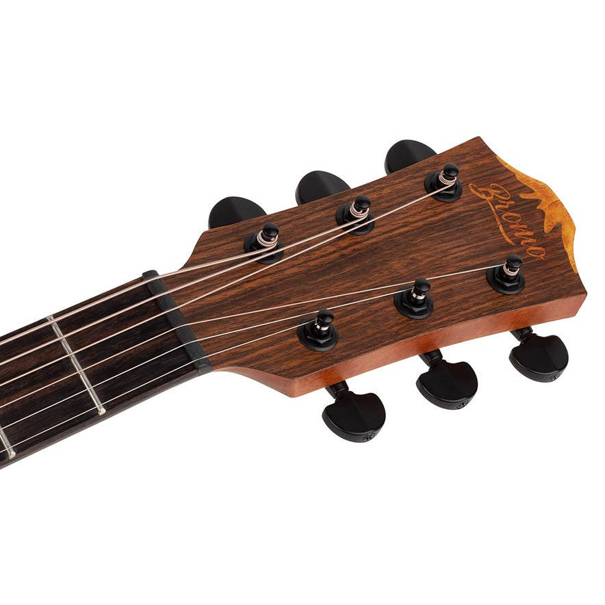 Bromo BAT4CE elektroakusztikus gitár, natúr, Grand Auditorium Cutaway Tahoma sorozat