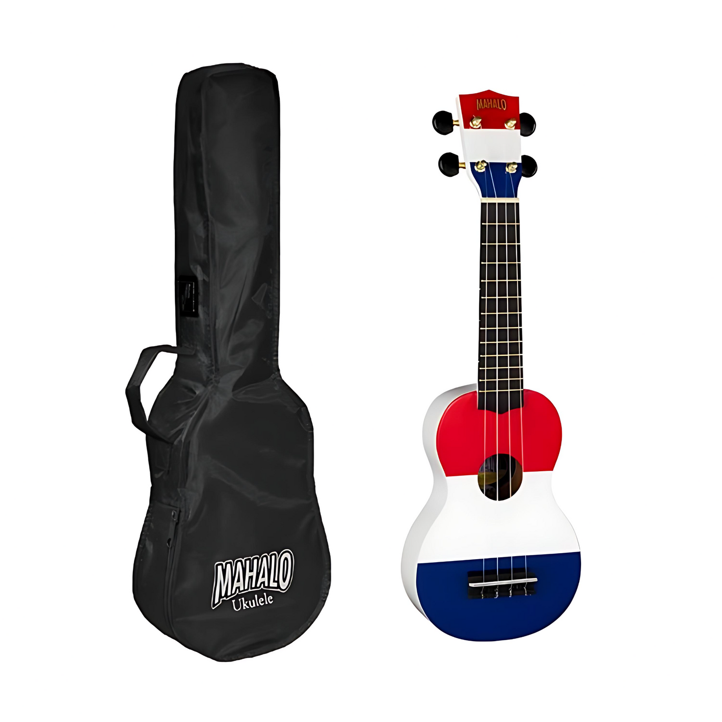 Mahalo UNETHERLAND Szoprán ukulele készlet, 4 húr, tokkal
