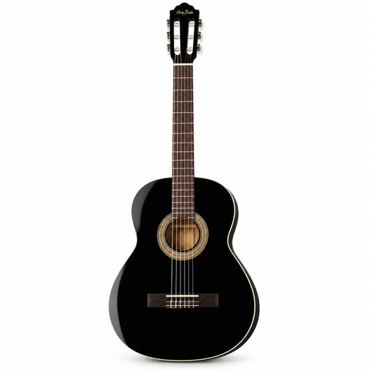 Harley Benton CG200-BK 4/4 klasszikus gitár, hársfa test, nato nyak, jatoba fogólap, fekete magasfényű