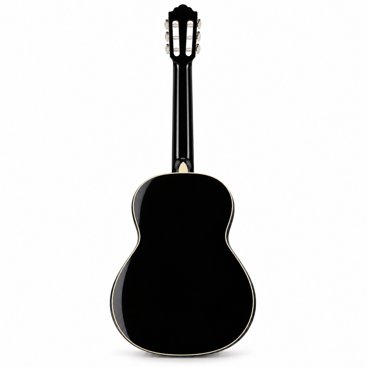 Harley Benton CG200-BK 4/4 klasszikus gitár, hársfa test, nato nyak, jatoba fogólap, fekete magasfényű