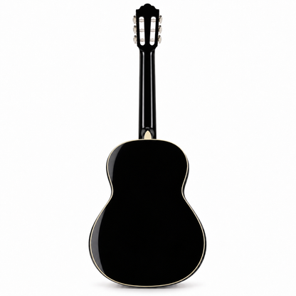 Harley Benton CG200-BK 4/4 klasszikus gitár, hársfa test, nato nyak, jatoba fogólap, fekete magasfényű