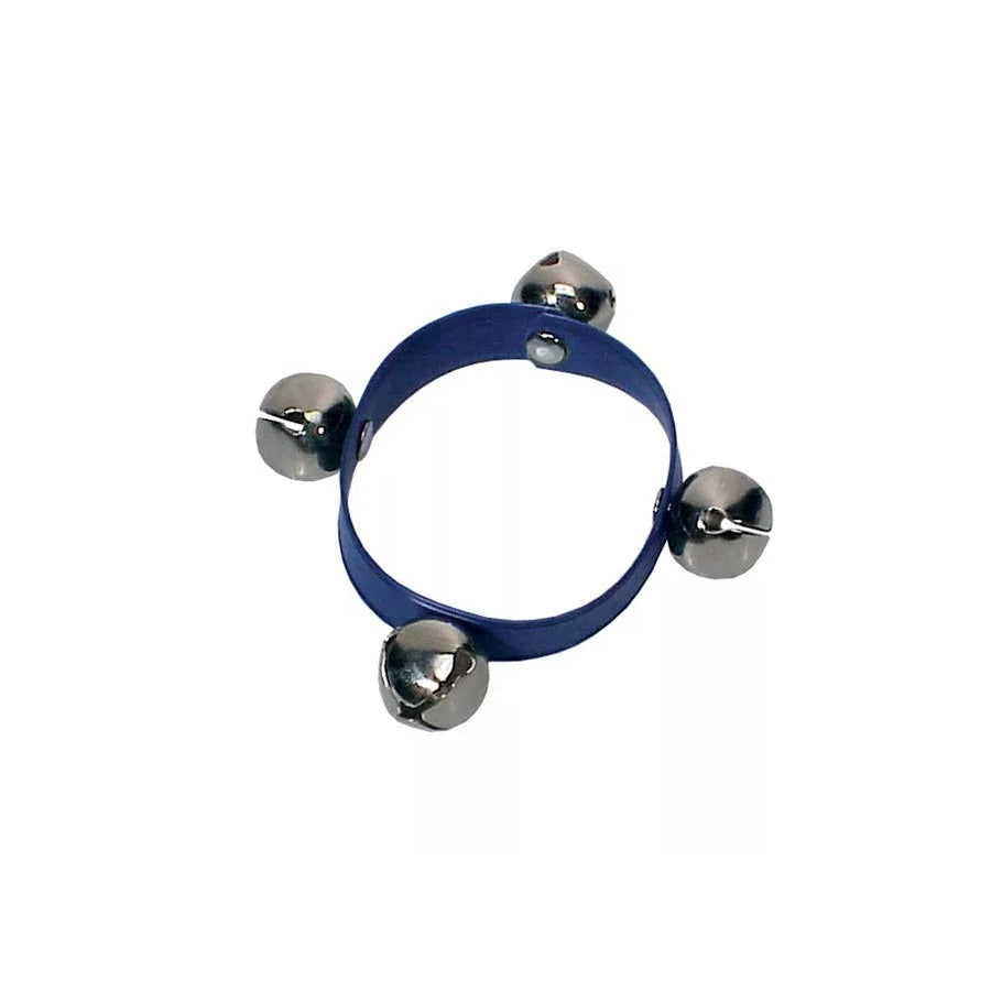 Hayman HB20 Csuklós csörgő, 4 db 25 mm-es csengő, kék nylon pánt