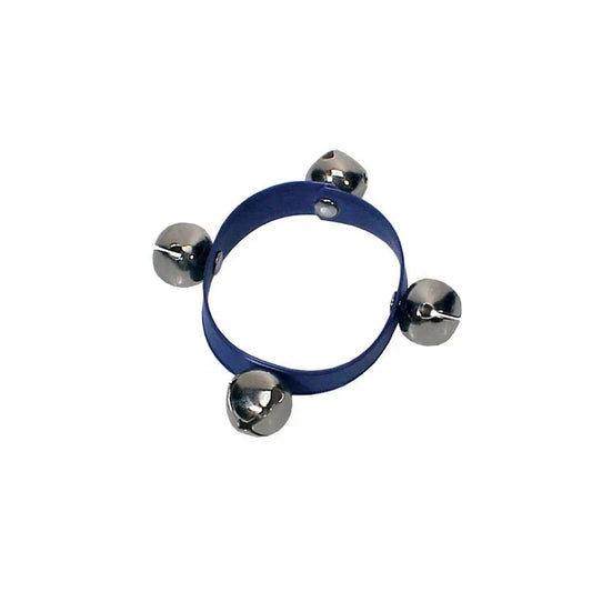 Hayman HB20 Csuklós csörgő, 4 db 25 mm-es csengő, kék nylon pánt