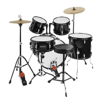 Hayman HM100BK Deluxe Akusztikus dobfelszerelés szett, 5 részes, fekete