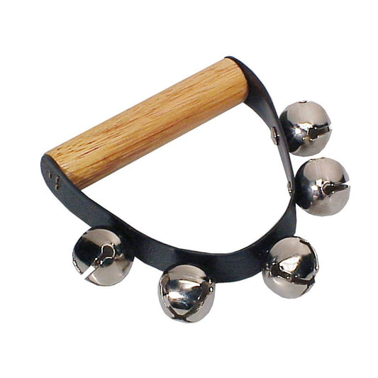 Hayman HB60 Kézi csörgő, ergonomikus markolat, 5 db csengő (27 mm)