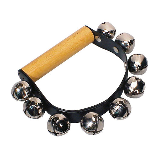 Hayman HB70 Kézi csörgő, ergonomikus markolat, 9 db csengő (27 mm)