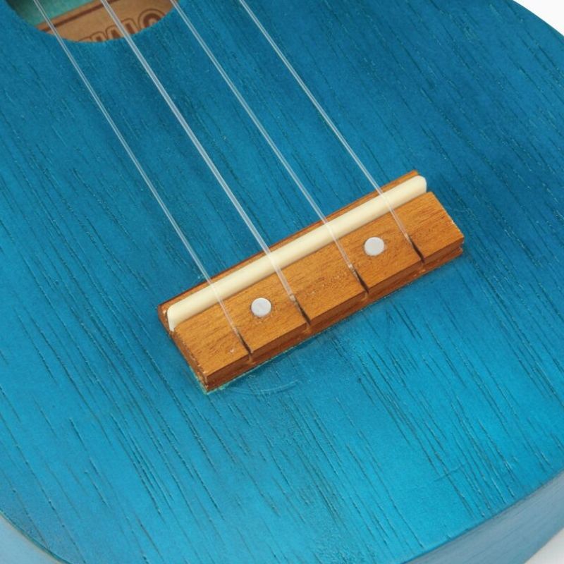 Mahalo MK1TBU Pro Szoprán ukulele készlet, átlátszó kék, teljes tartozékkal