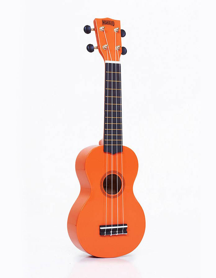 Mahalo MR1OR Rainbow Series szoprán ukulele szett, narancssárga, tokkal
