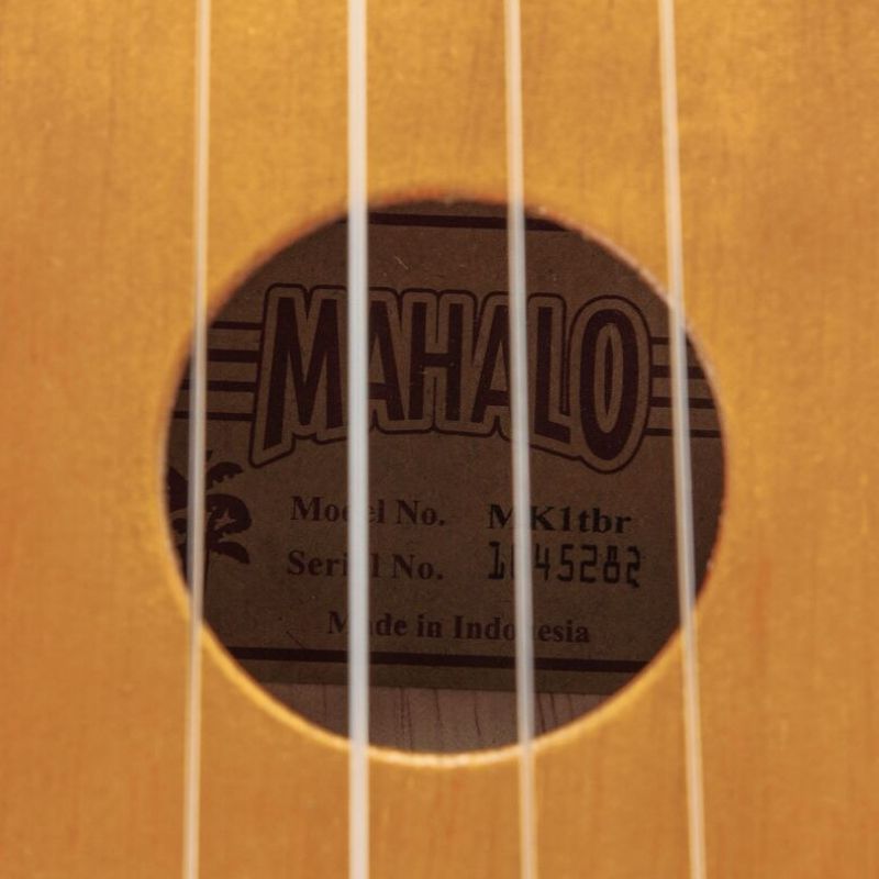 Mahalo MK1TBR Kahiko Series szoprán ukulele szett, barna átlátszó, tokkal és 3 pengetővel