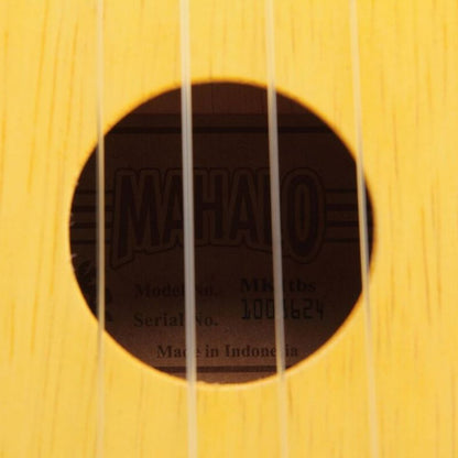 Mahalo MK1TBS Kahiko Series szoprán ukulele szett, karamell átlátszó natúr, tok és 3 penna tartozékkal
