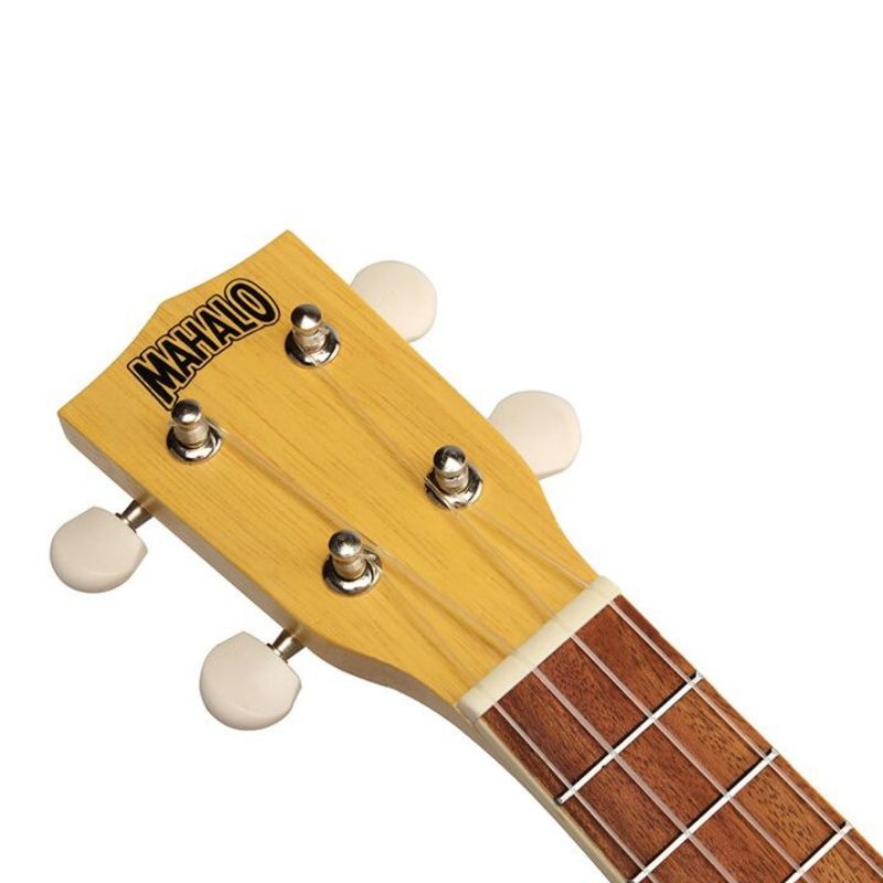 Mahalo MK1TBS Kahiko Series szoprán ukulele szett, karamell átlátszó natúr, tok és 3 penna tartozékkal