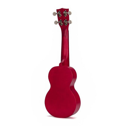 Mahalo MK1TRD Kahiko Series szoprán ukulele szett, vörös átlátszó, tokkal és 3 pengetővel