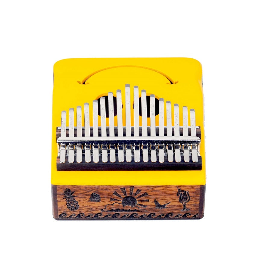 Mahalo MKA17SM Kalimba, tömör fa, 17 hang, „Smiley” design