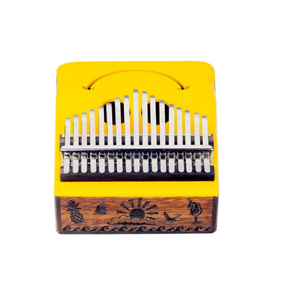 Mahalo MKA17SM Kalimba, tömör fa, 17 hang, „Smiley” design