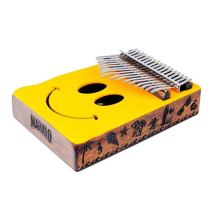Mahalo MKA17SM Kalimba, tömör fa, 17 hang, „Smiley” design