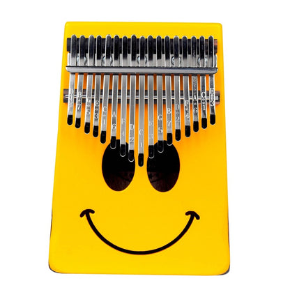 Mahalo MKA17SM Kalimba, tömör fa, 17 hang, „Smiley” design