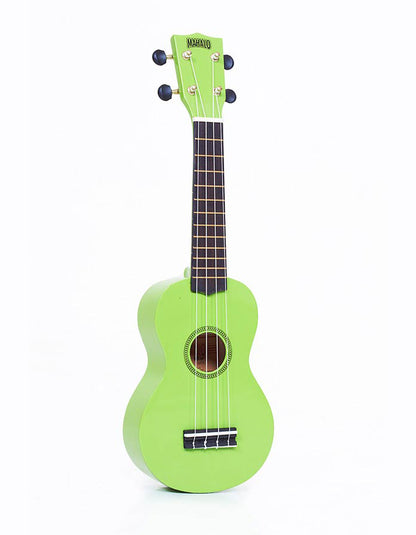 Mahalo MR1GN Rainbow Series szoprán ukulele szett, zöld, tokkal