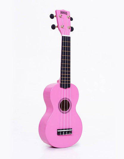 Mahalo MR1PK Rainbow Series szoprán ukulele szett, rózsaszín, tokkal