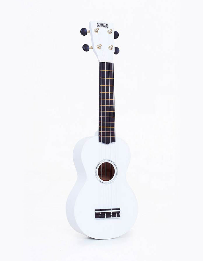 Mahalo MR1WT Rainbow Series szoprán ukulele szett, fehér, tokkal