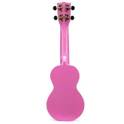 Mahalo SMILE PK Szoprán ukulele szett, rózsaszín, tokkal és 6 pengetővel