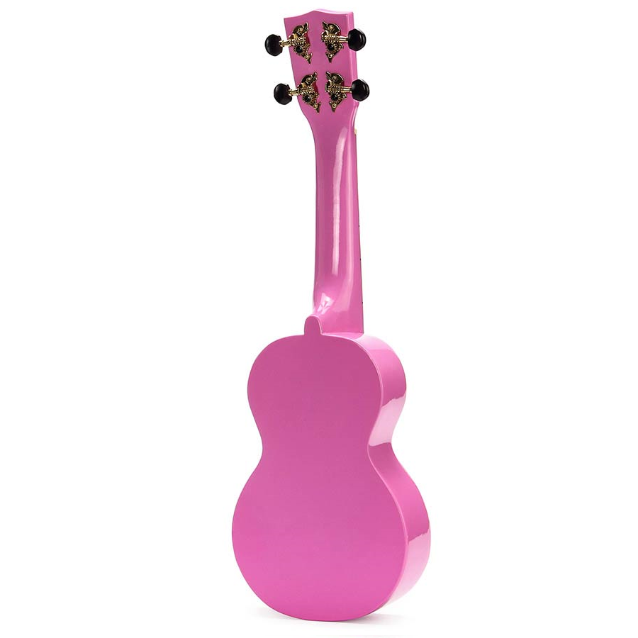 Mahalo SMILE PK Szoprán ukulele szett, rózsaszín, tokkal és 6 pengetővel