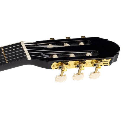 A. Martinez MTC080B 4/4 klasszikus gitár, fekete kivitel