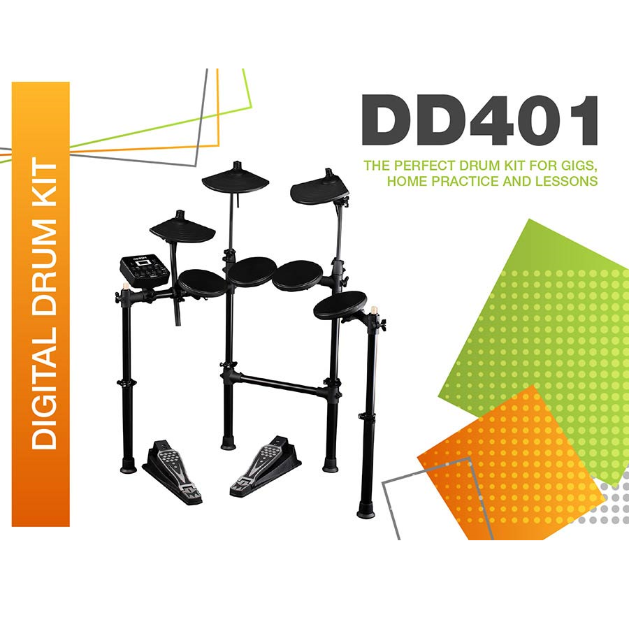 Medeli DD401 Elektronikus dobkészlet, 7 pad, 2 pedál