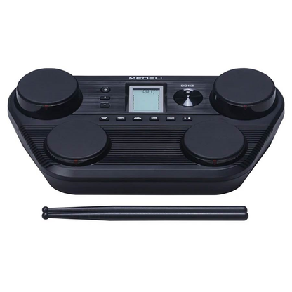 Medeli DD112BK Elektronikus asztali dobkészlet, 4 pad, dobverőkkel, fekete