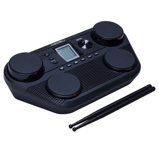 Medeli DD112BK Elektronikus asztali dobkészlet, 4 pad, dobverőkkel, fekete