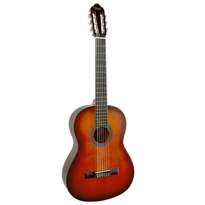 Valencia VC204CSB Klasszikus gitár 4/4, matt sunburst, Hangszer beállítással