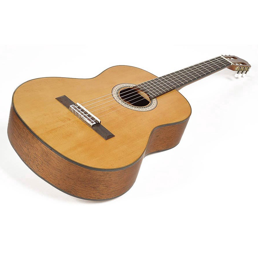Valencia VC404 4/4 Klasszikus gitár, Sitka fenyő & mahagóni, natúr vintage felület