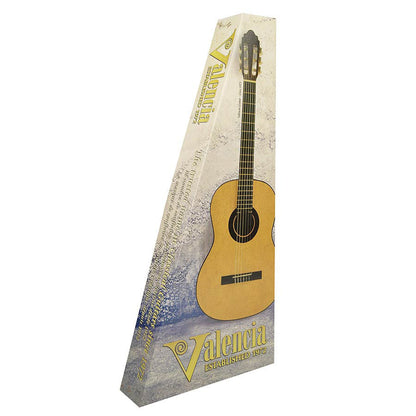 Valencia VC204HL Balkezes Hybrid Klasszikus gitár 4/4, Antik natúr, Hangszer beállítással