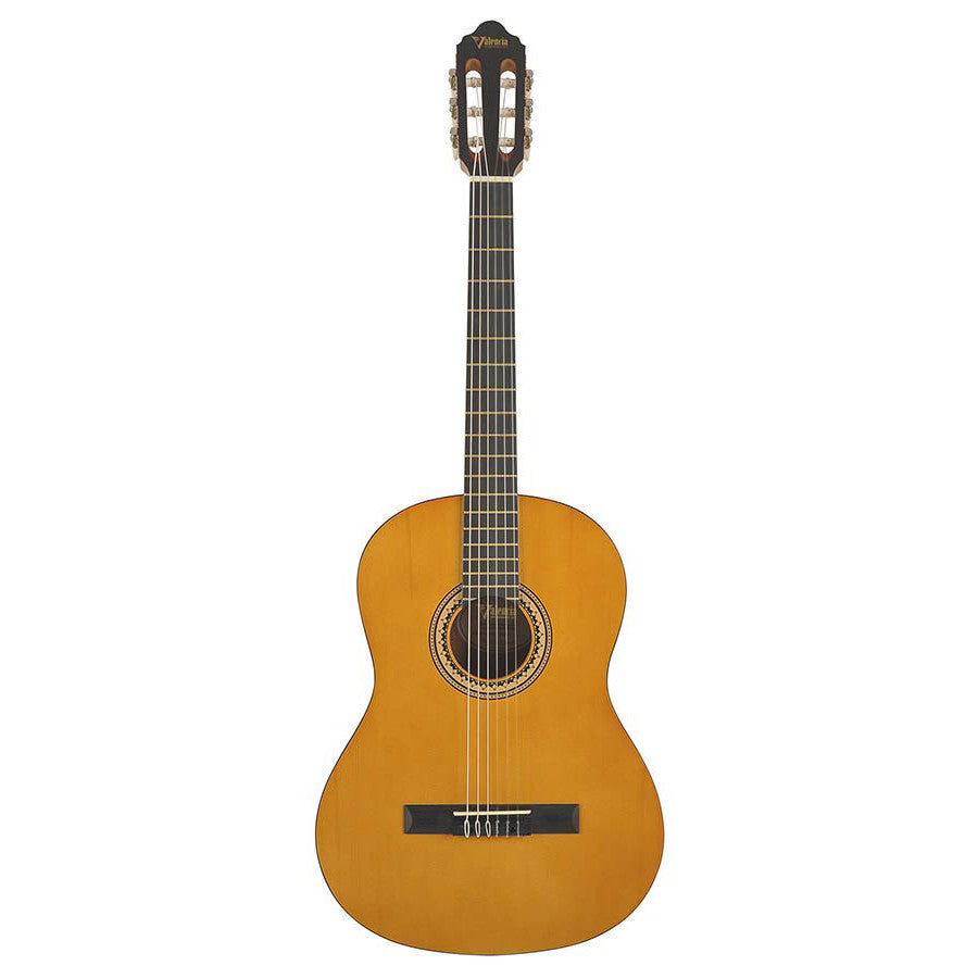 Valencia VC204H Klasszikus gitár 4/4, Hybrid nyak, Antik natúr szatén, Hangszer beállítással