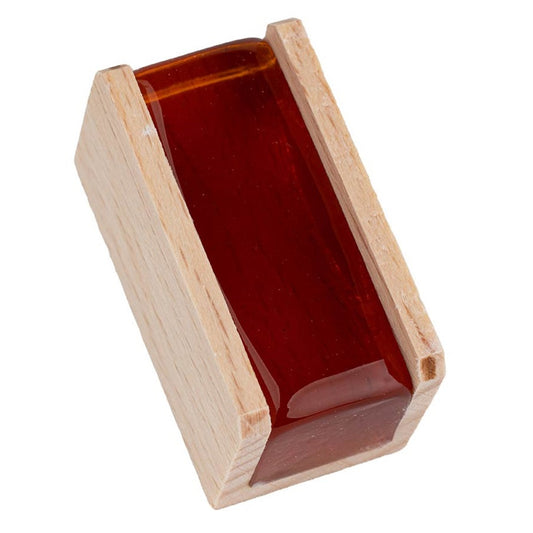 Geipel Paganini ROV077 gyanta hegedűhöz, clear, parafa tartóban