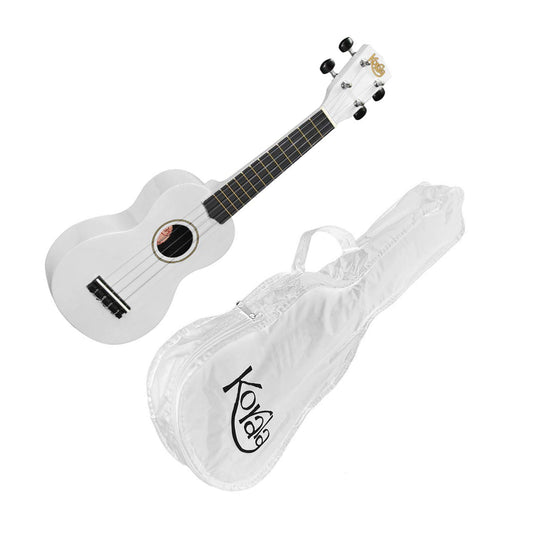 Korala UKS30WH Szoprán ukulele készlet, tokkal