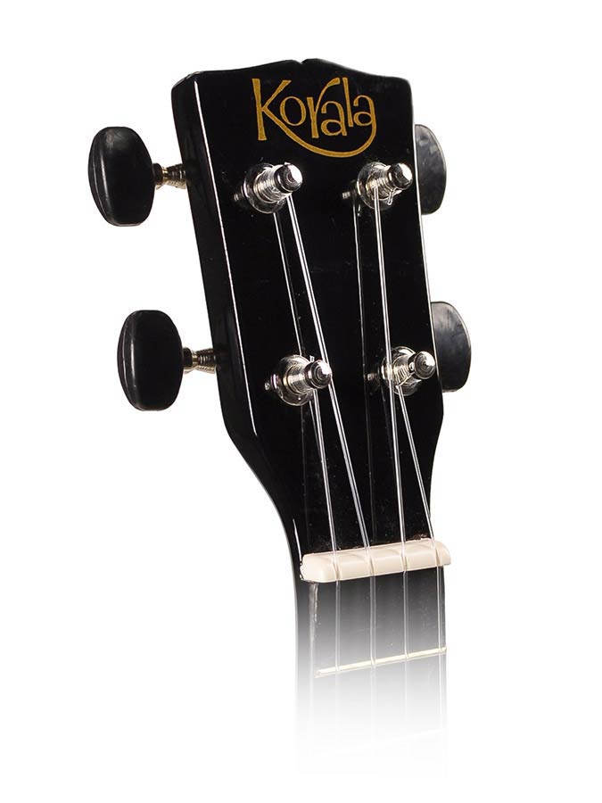 Korala UKS30BK Szoprán ukulele készlet, tokkal