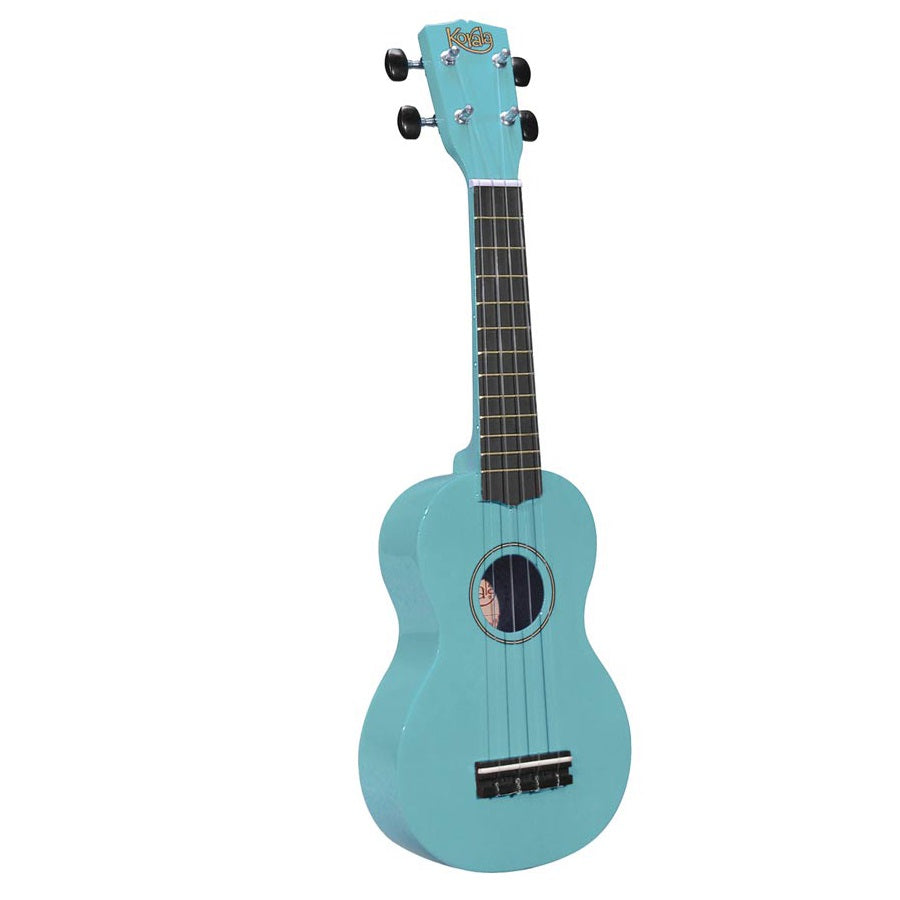 Korala UKS30LBU Szoprán ukulele készlet, tokkal