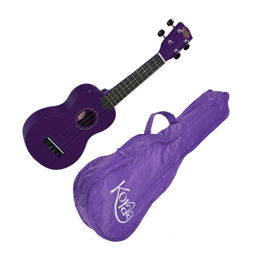 Korala UKS30PU Szoprán ukulele készlet, tokkal