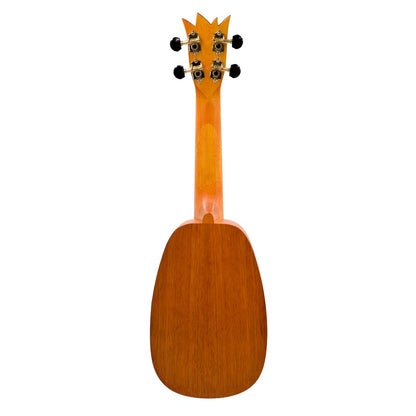 Mahalo ME1P Szoprán ukulele, természetes kivitel, ananász mintás, tok és 3 pengető