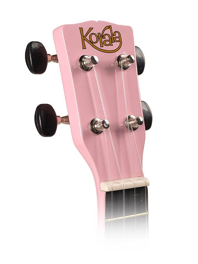 Korala UKS30PK Szoprán ukulele szett, hársfa, rózsaszín, tokkal