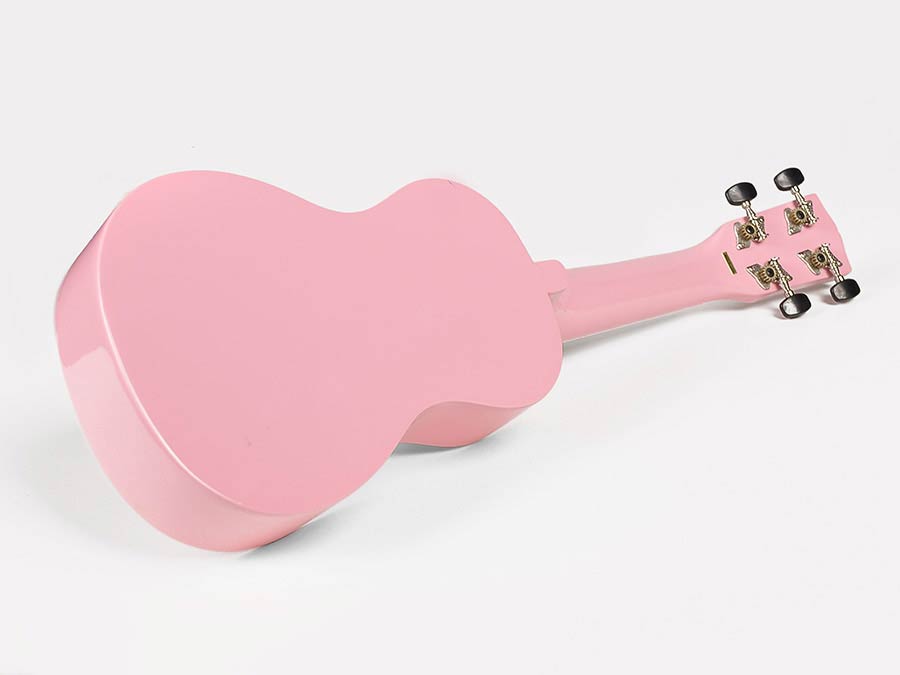 Korala UKS30PK Szoprán ukulele szett, hársfa, rózsaszín, tokkal