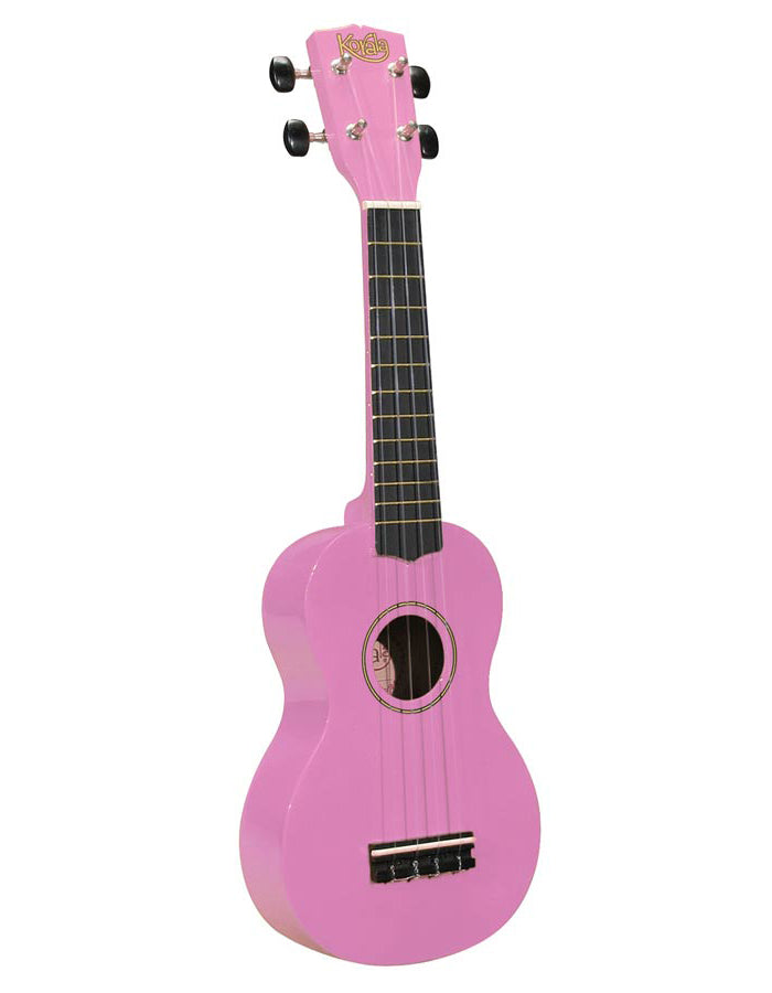 Korala UKS30PK Szoprán ukulele szett, hársfa, rózsaszín, tokkal